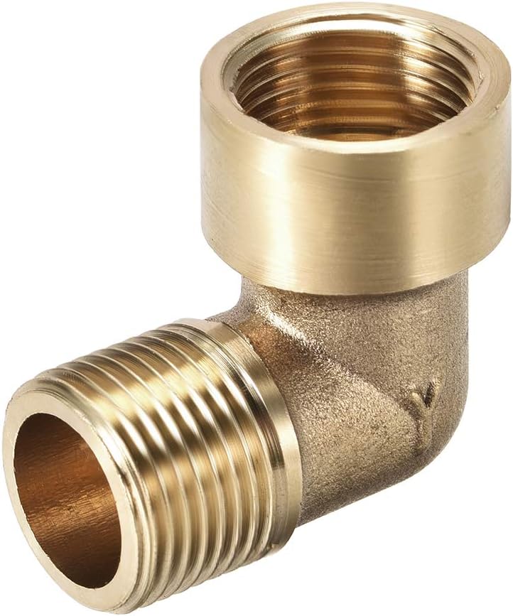 Brass Pipe Fitting 90 Degree Elbow 3/8 (BSP) Male X 3/8 (BSP) Female