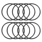 Nitrile Rubber O-Rings, 58mm OD 52mm ID 3mm Width, Metric Sealing Gasket, Pack of 10