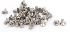 M1.6x3mm 316 Stainless Steel Phillips Socket Flat Head Machine Screws 40pcs