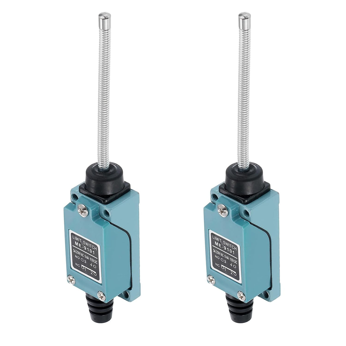 Limit Switch Flexible Coil Spring Momentary Switch ME-9101 1NC+1NO for 3D Printer Door Switch 2 Pcs