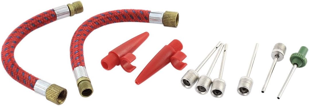 充気玩具バルーン空気ポンプインフレーターネードルホースセット 2Pcs