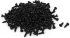 2mm x 6mm Male Thread Phillips Round Head Metal Self Tapping Screw Black 300 Pcs