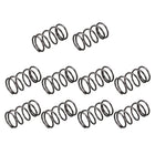 Compression Spring - 1.2mm Wire Dia, 14mm OD, 25mm Free Length Spring Steel Extension Spring,Black,10Pcs