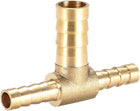 Tee Brass Barb Fitting Reducer 3 Way, Fit Hose ID 6x10x6mm