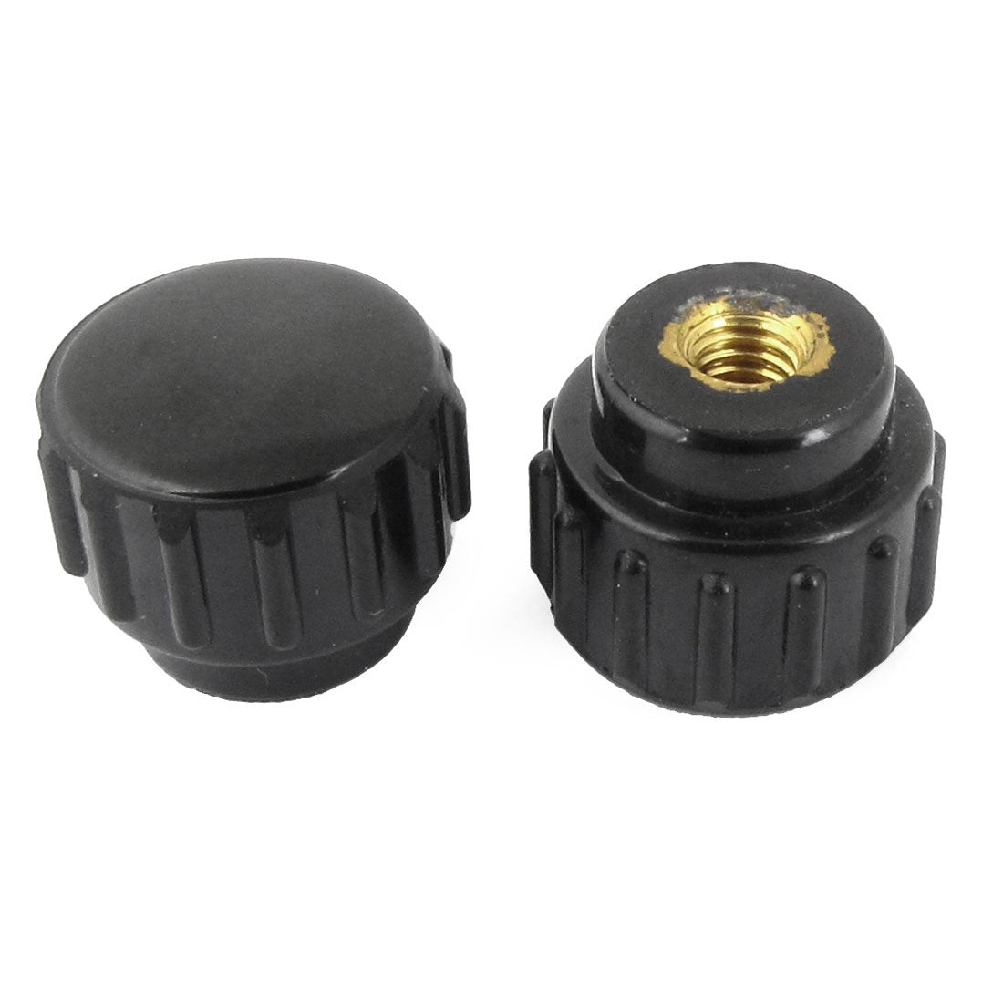3mm Diameter Female Thread Thumbscrew Grip Knurled Knob 2 Pcs