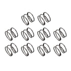 Compression Spring - 1.2mm Wire Dia, 20mm OD, 15mm Free Length Spring Steel Extension Spring,Black,10Pcs