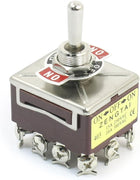 AC 380V 10A ON/Off/ON 3 Positions 12 Pin Latching Toggle Switch 4PDT