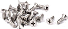 M6.3 x 19mm Countersunk Cross Head Self Tapping Screw Fasteners 20 Pcs