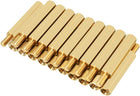 20pcs M3 25+6mm Female Male Thread Brass Hex Standoff Spacer Screws PCB Pillar