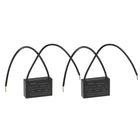 Ceiling Fan Capacitor CBB61 0.8uF 250V AC 2 Wires Metallized Polypropylene Film Capacitor 36x23x12mm for Electric Fan Pump Motor Generator 2Pcs
