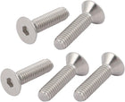 3/8-16 x 1-1/2" 304 Stainless Steel Flat Head Hex Socket Cap Screw Fastener 5pcs
