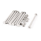 10Pcs 5x60mm Nickel Plated Screw Post Binding Screws for Album Menu