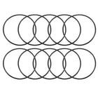 Nitrile Rubber O-Rings, 75mm OD 70mm ID 2.5mm Width, Metric Sealing Gasket, Pack of 10