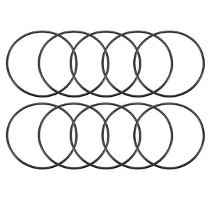 Nitrile Rubber O-Rings, 75mm OD 70mm ID 2.5mm Width, Metric Sealing Gasket, Pack of 10