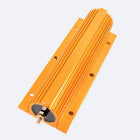 500W 20 Ohm Resistance 5% Gold Tone Aluminum Case Wirewound Resistor