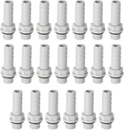 PVC Barb Hose Fitting Connector Adapter 8mm or 5/16" Barbed x G1/8 Male Pipe 20pcs