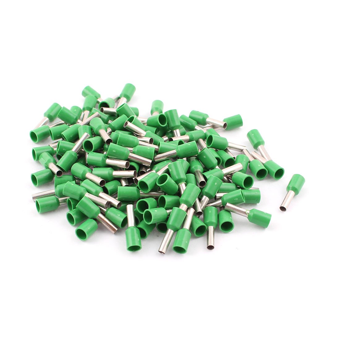 Wire Insulated Ferrule Pin Cord End Terminals AWG14 with 150 Piece, Green