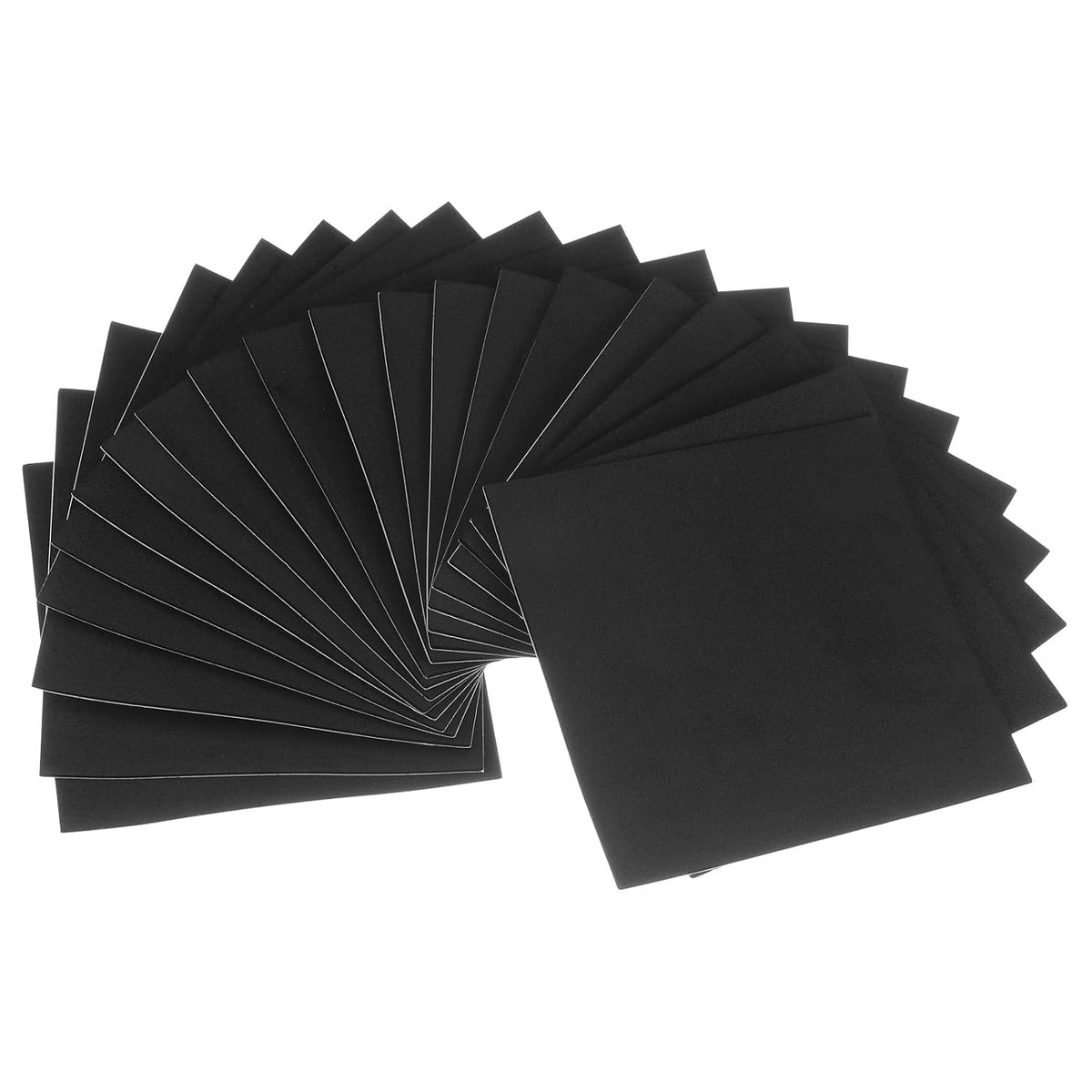 20pcs Adhesive Foam Padding Sheets 1/16 Inch Thick x 6 Inch Long Square EVA Foam Sheet Self Stick Non-Slip Anti Vibration Pads, Anti-Skid Noise