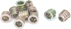 M10x15mm Hex Socket Screw in Thread Insert Nut 10 Pcs for Wood