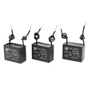 a13050300ux1285 AC 450V 3uF 50/60 Hz Polypropylene Film Cuboid CBB61 Motor Run Capacitance 3 Piece, 1.18" Width, 1.5" Length