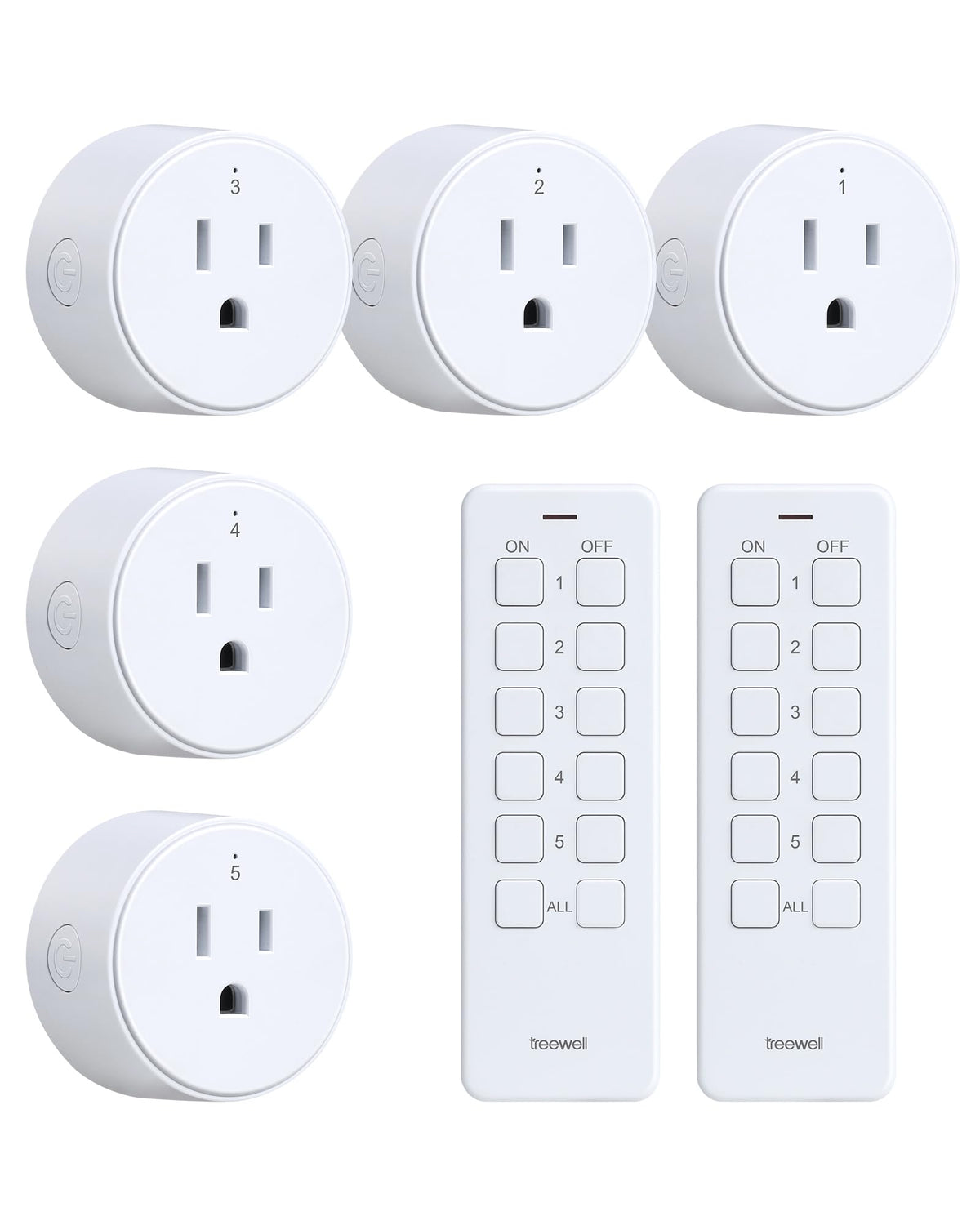 LinkMejor Wireless Remote Control Outlet with Portable Magnetic Switch