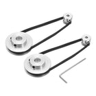2 Set GT-2 Synchronous Wheel 20&60 Teeth 5&10mm Bore, Aluminum Alloy Timing Pulley Wheel with 2Pcs Length 280mm, Width 6mm Belt for 3D Printer, CNC Machine (20-60T-5&10B-6)