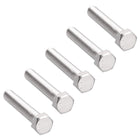 3/8-16x2-1/4 Hex Bolts 304 Stainless Steel Hexagon Screw Bolt 5pcs