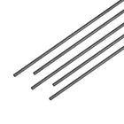 Carbon Fiber Bar Support Poles for RC Airplane DIY Craft 1mm Matte Pole US, 400mm 15.7 Inches, 5pcs
