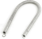 Metal Tension Coil Extension Helical Spring Hook 31cm Long Silver Tone