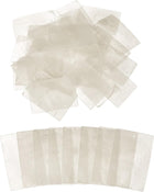 20 Pcs Capiz Shells, 40 mm x 60 mm Natural White Square Mica Sheets Single Hole for DIY Craft Making Wind Chimes Home Decoration Wedding Decorations