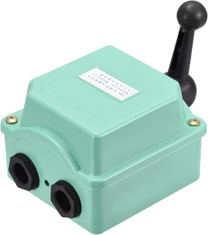 LinkMejor Drum Switch QS-15: 3 posiciones. Control motorizado. Cuerpo de plástico. Corriente de 15A.