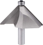 Chamfer Router Bit 45 Degree 1/2" Shank 1-3/7" Cutting Height Edge Forming Router Bit for Woodworking