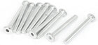 M6x50mm Countersunk Flat Head Socket Hexagon Key Bolts Screws 10 Pcs