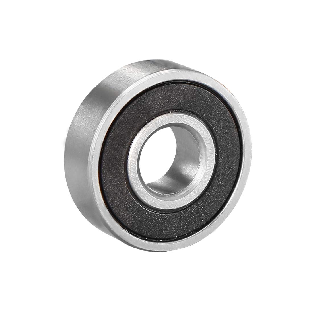 608-2RS Deep Groove Ball Bearing Double Sealed 180018, 8mm x 22mm x 7mm Chrome Steel Bearings (1-Pack)