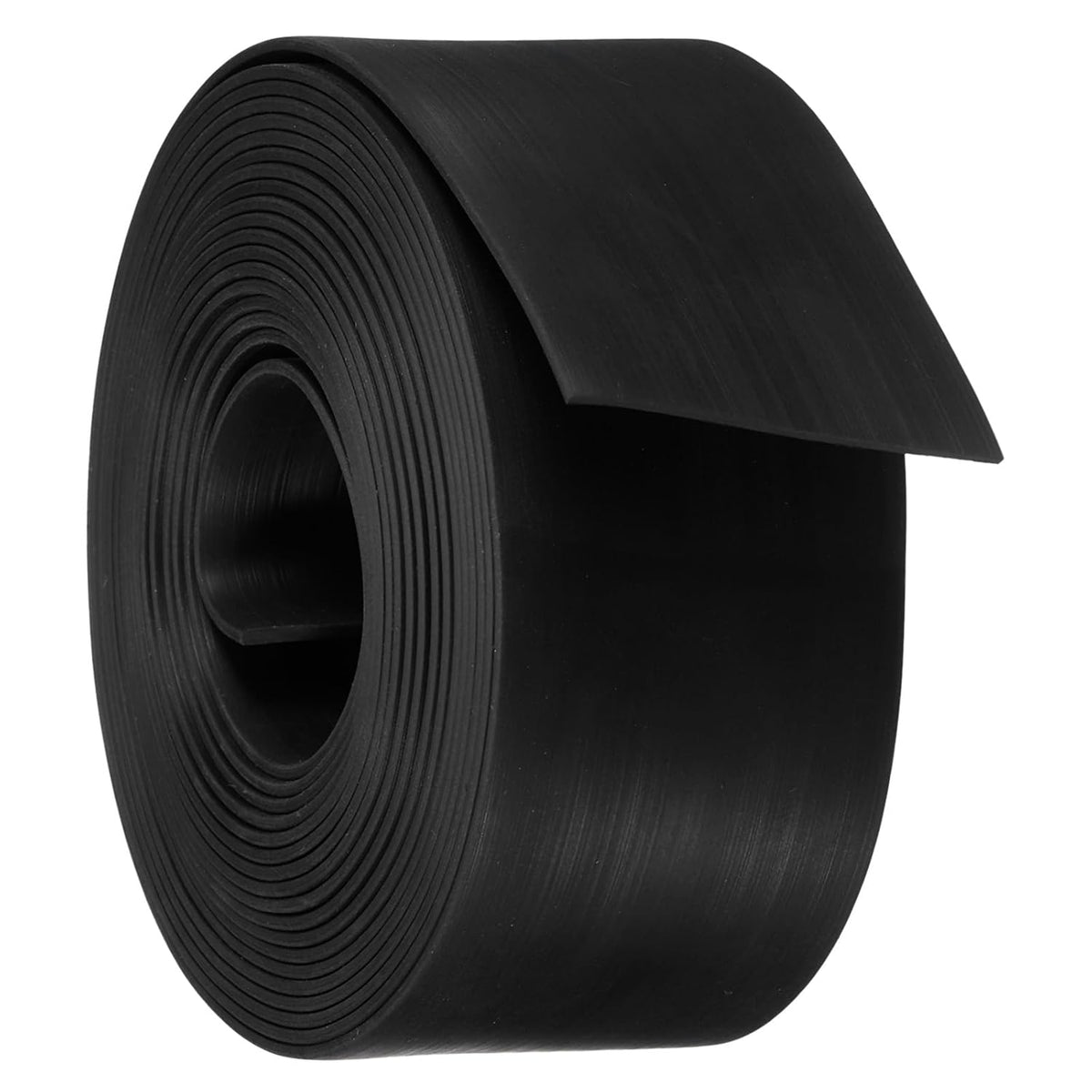 Neoprene Rubber Sheet Rolls 1/16" T x 2" W x 6'L Solid Rubber Seal Strip for DIY Gasket, Crafts, Pads, Seals, Protection