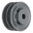 2BK40-5/8 V-Belt Sheave 5/8"Bore 3.95"OD Double Groove Web Sheave Bored-to-Size Sheave, Cast Iron, Belt Section for 3L or B Belt