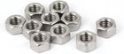 Hex Nuts, 3/8-16 UNC 304 Stainless Steel Thread Hexagon Nut 10pcs