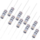 50Pcs 10 Ohm Resistor, 3W 5% Tolerance Carbon Film Resistors, 4 Bands for DIY Electronic Projects and Experiments