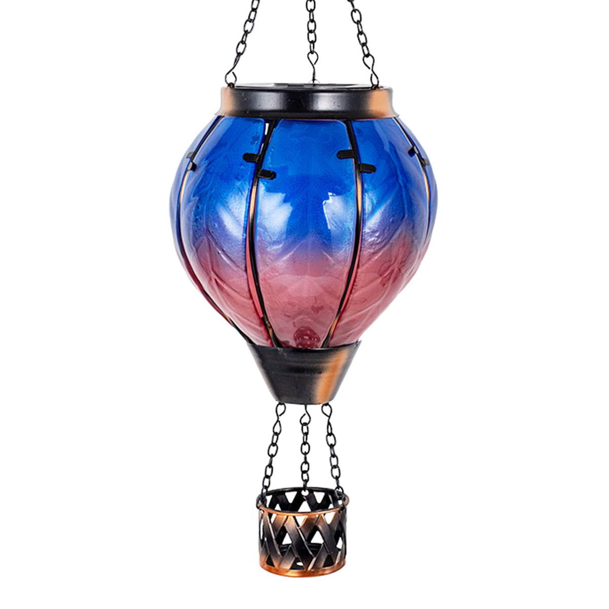LänkMejor Gradient Solvarm Luftballonglampa med Blinkande Eld