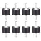 D15 x H10 Rubber Vibration Isolator Mounts Shock Absorber with M4 x 10mm Studs 8pcs