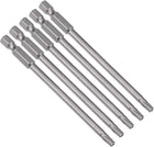 5 pcs. Bituri de scobitor Torx Magnetic T20, lungime 100 mm, 1/4"