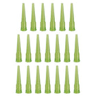 Industrial Blunt Tip Tapered Dispensing Fill Needle 14ga X 1.26" Olive 20pcs