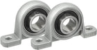 2pcs KP003 17mm Bore Zinc Alloy Inner Ball Mounted Pillow Block Insert Bearing
