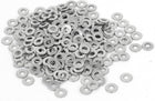 2mm x 4mm x 0.5mm Zinc Plated Flat Pads Washers Gaskets Fasteners GB97 100PCS