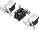 AC 250V 5A 4 Pin Soldering DPST Push Button Power Switch KDC-A04-2 3 Pcs