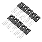 10 Pcs D882 Transistor 3A TO-126 NPN 3 Pins PCB Through Hole Bipolar Transistor 30V 3A 1.25W