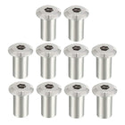 M10x21mm Hex Socket Head Insert Nut Screw Post Sleeve Nut for Furniture 10pcs