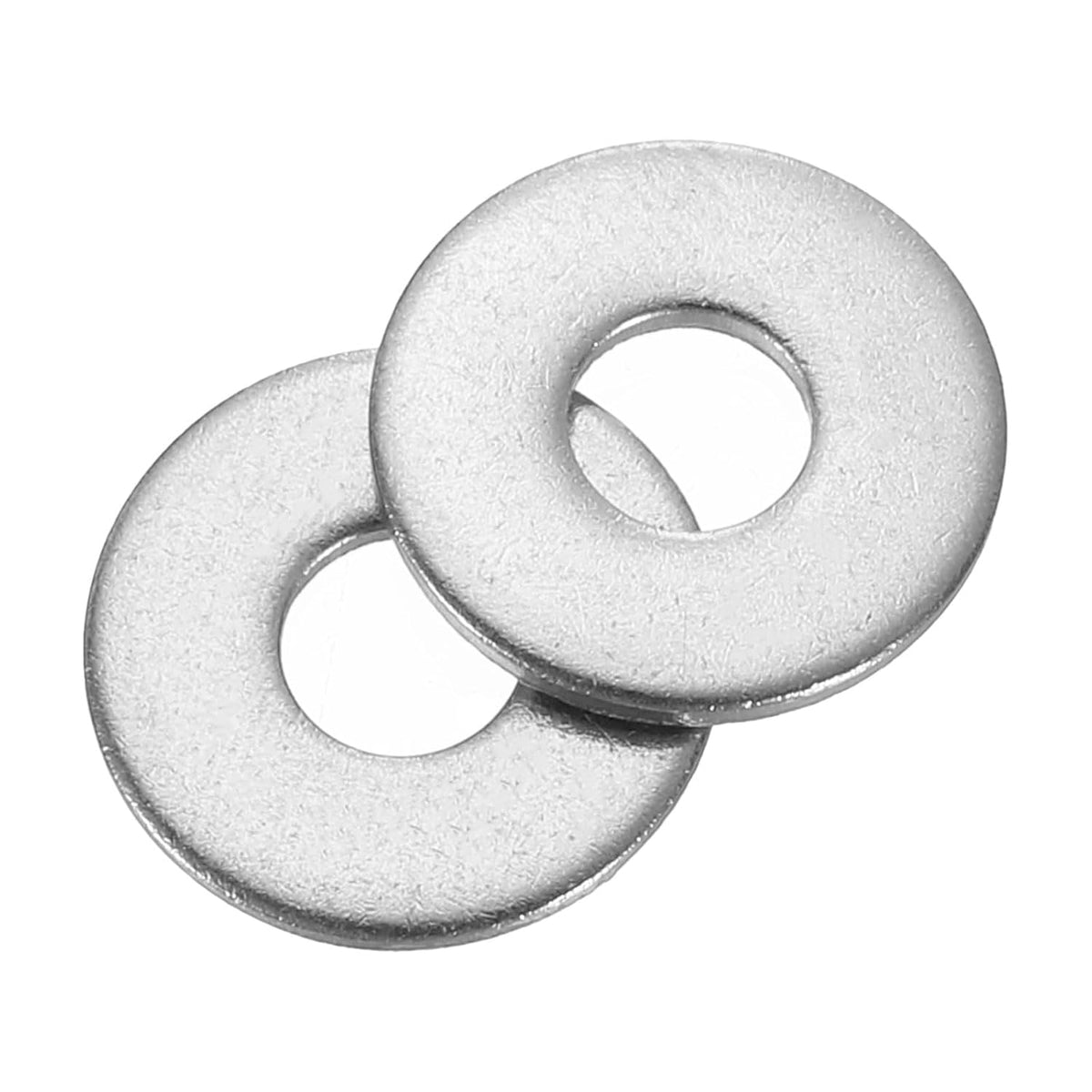 100Pcs M4 Flat Washer, 316 Stainless Steel 4.3mm ID x 12mm OD x 1mm Thick for Bolt Screw, Factories Repair, Kitchens, Shops, and Outdoor Construction, Silvery
