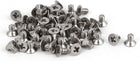 M2.5x4mm 316 Stainless Steel Flat Head Phillips Machine Screws Bolts 60 Pcs