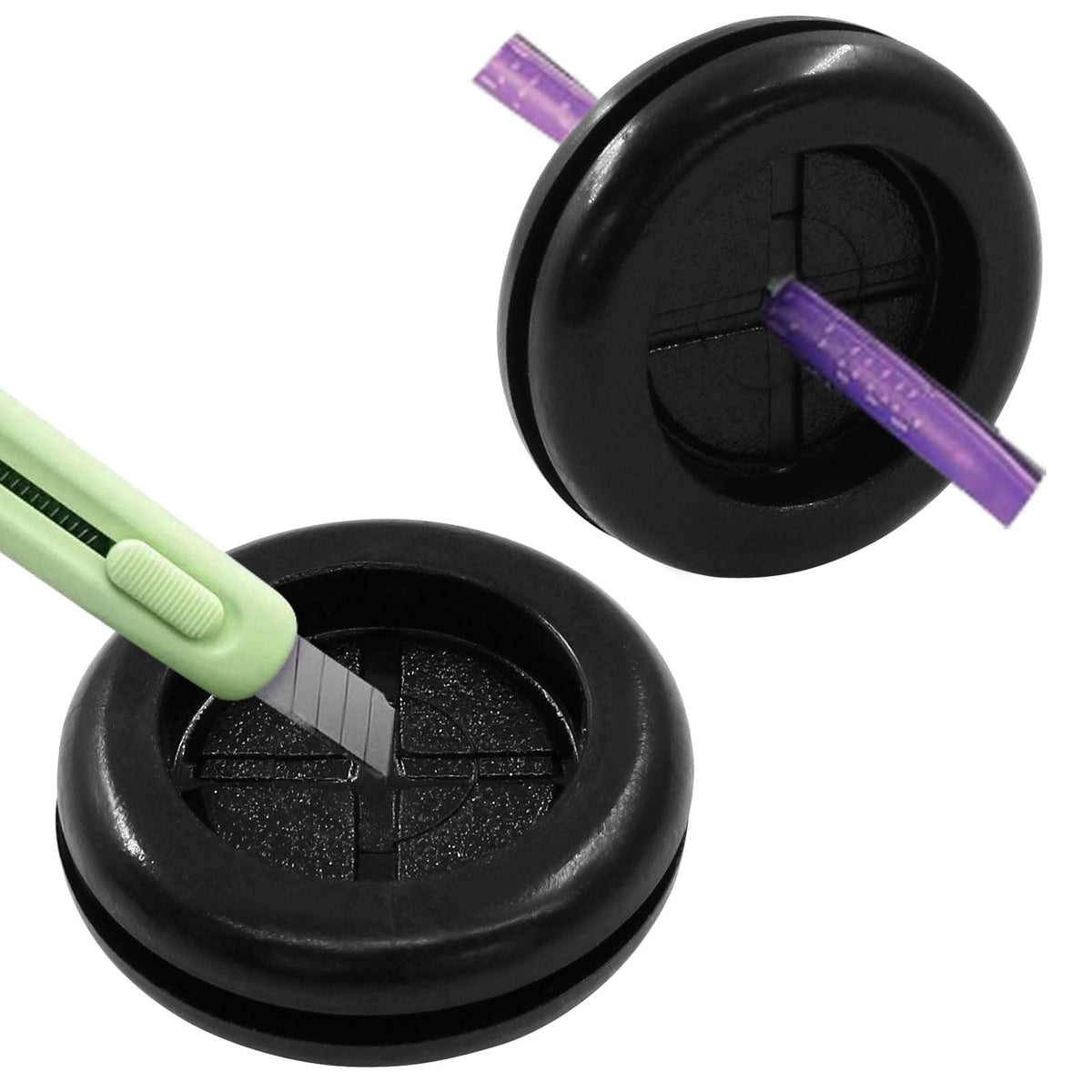 LinkMejor 3/4" de diamètre intérieur en caoutchouc, noir, boîte de 10 pièces